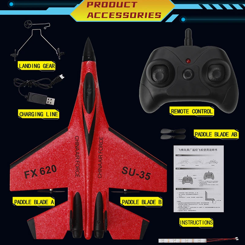 Avião de Controle Remoto 2.4G FX™