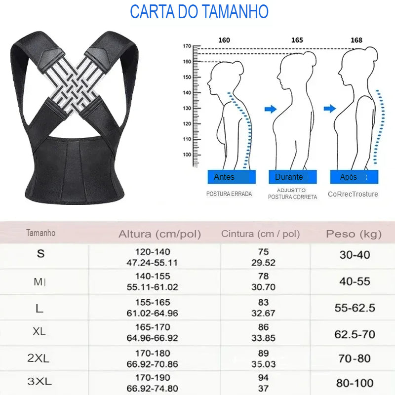 Corretor Postural para Homens e Mulheres